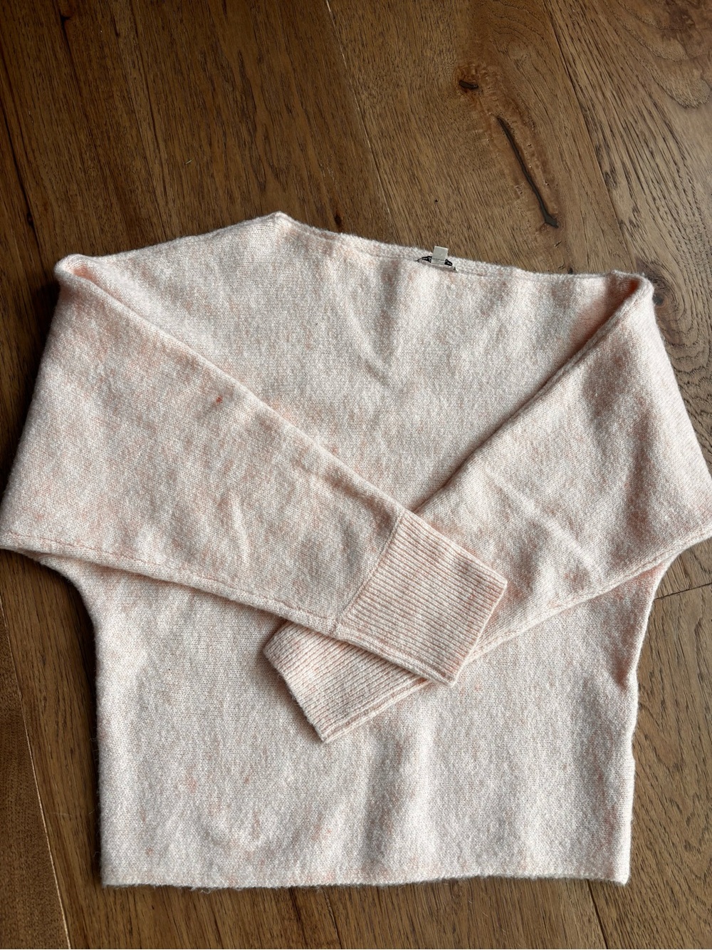 GUESS Off-the-Shoulder Sweater in Soft Pink